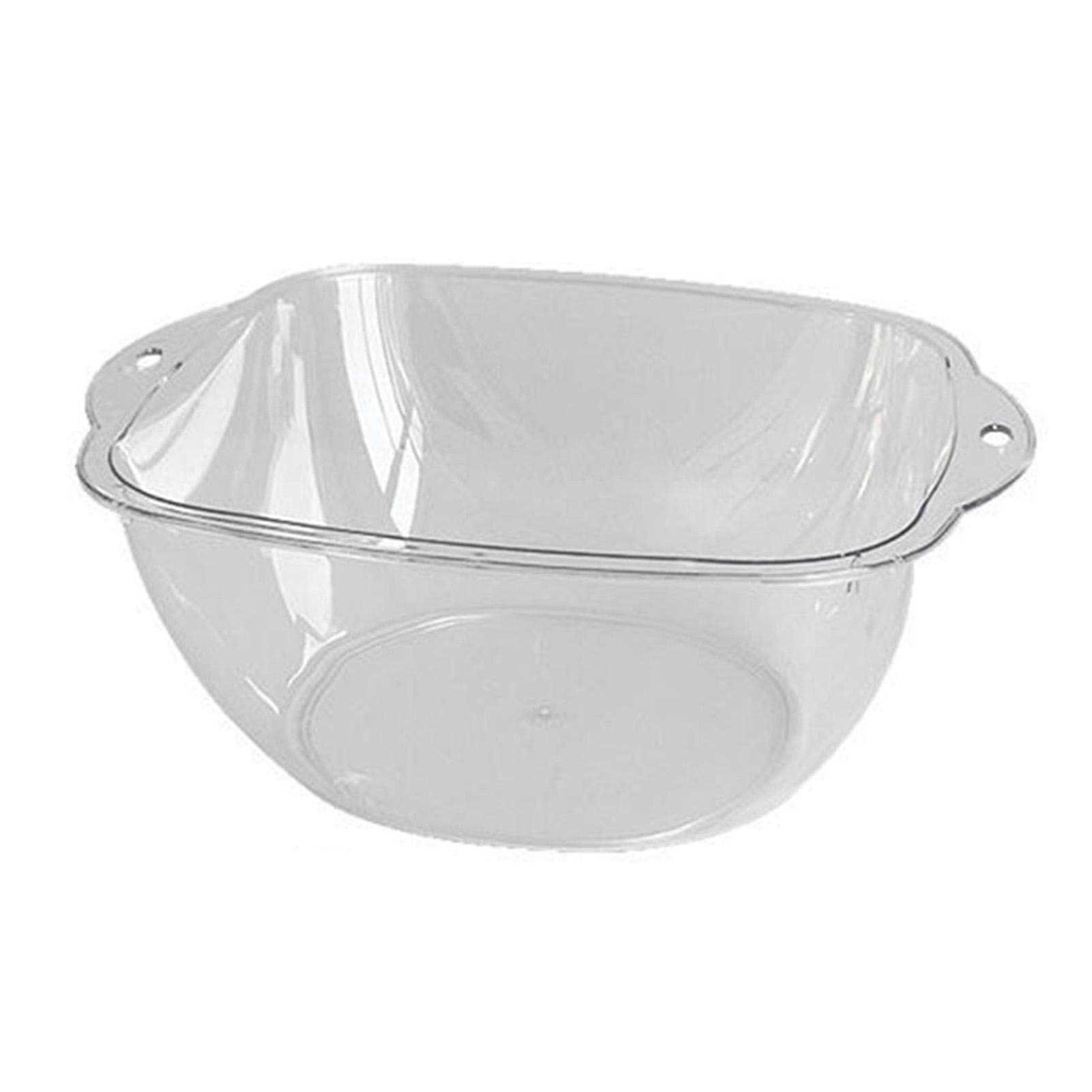 Transparent Plastic Washbasin Multifunctional Stylish Simple Style Thickened Durable Clear Face L