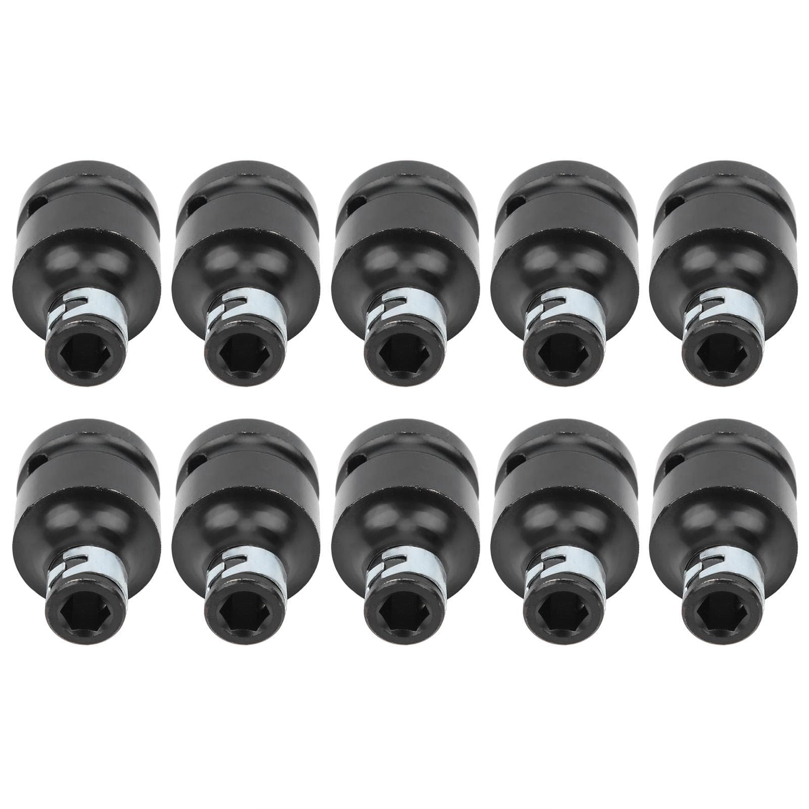 10Pcs Socket Adapter for 12in Square Head to 14in Hex Shank Conversion Connector