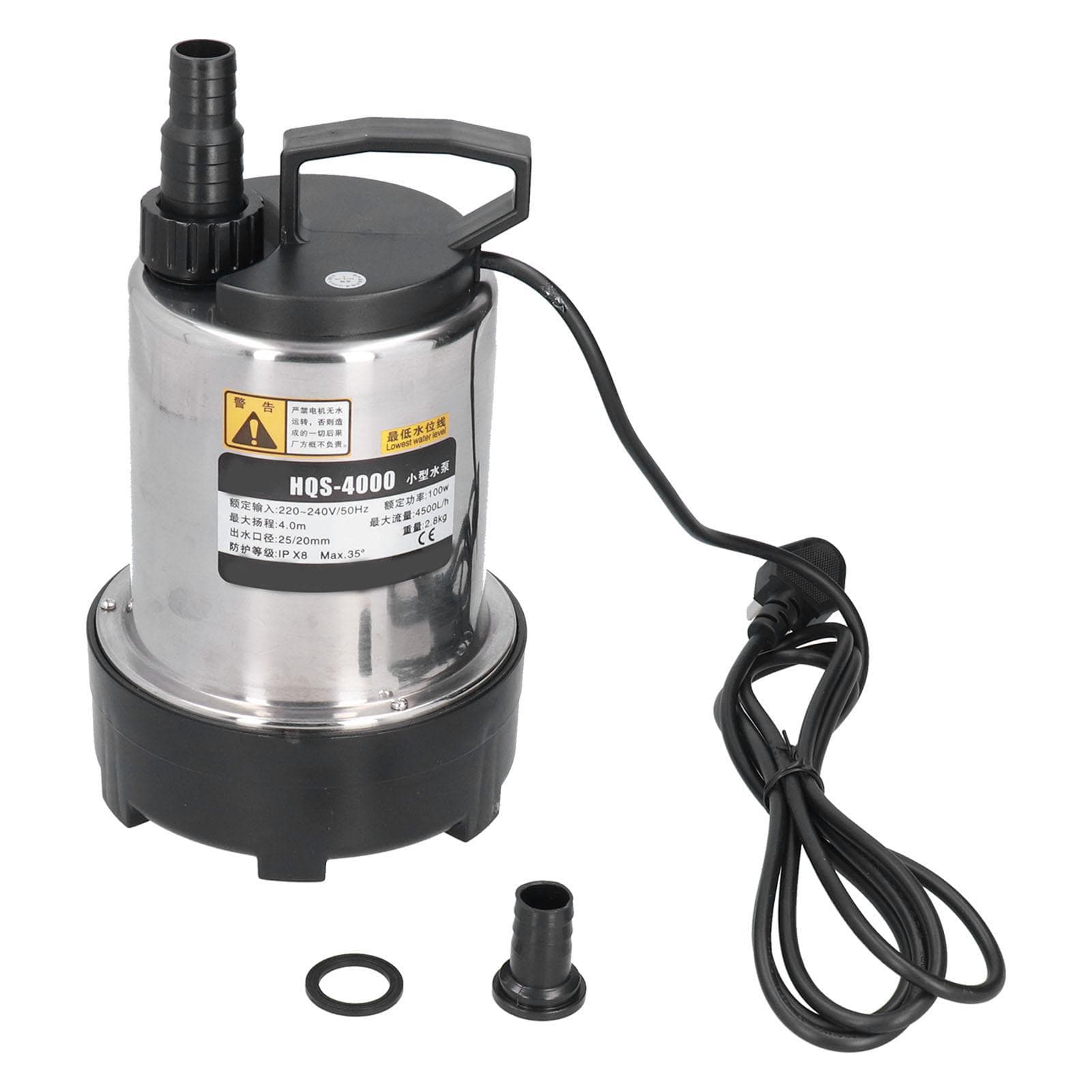 Submersible Water Pump Long Lasting Fountain Aquarium Water Pump for Pond Landscaping Fountains