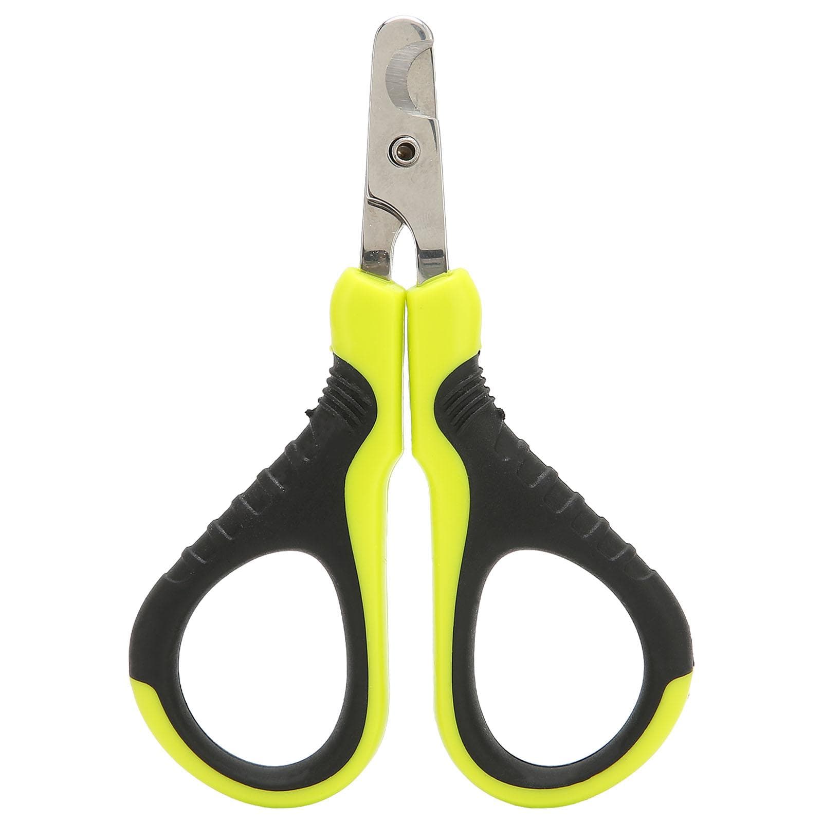 Pet Nail Clippers Stainless Steel Ergonomic Streamlined Design Half Moon Cut Pet Claw Trimmer for