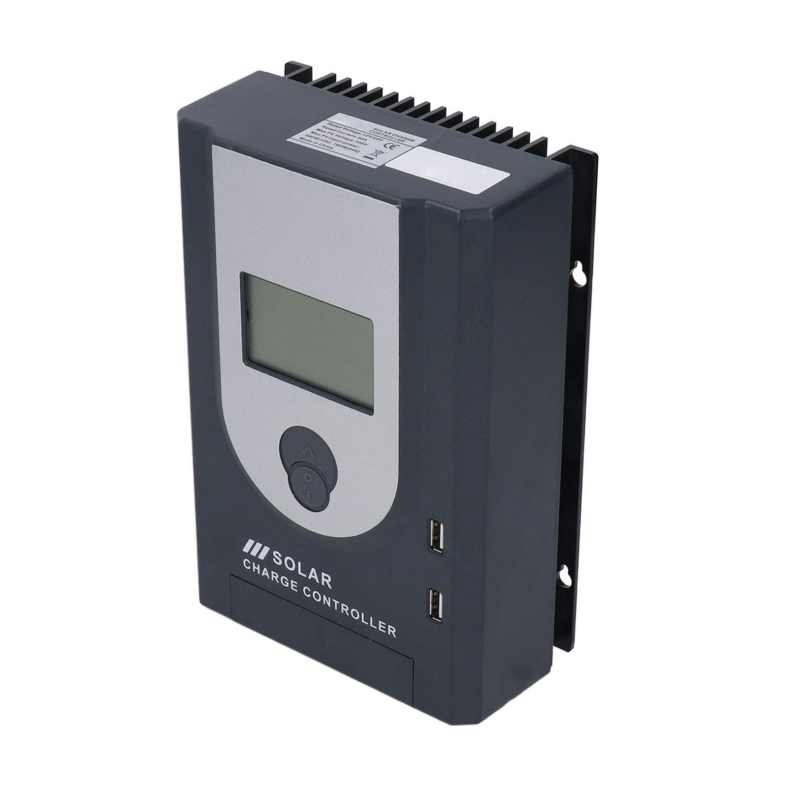 MPPT Solar Charge Controller Panel Regulator Lithium Battery Charger with Bluetooth Black DC12 24V