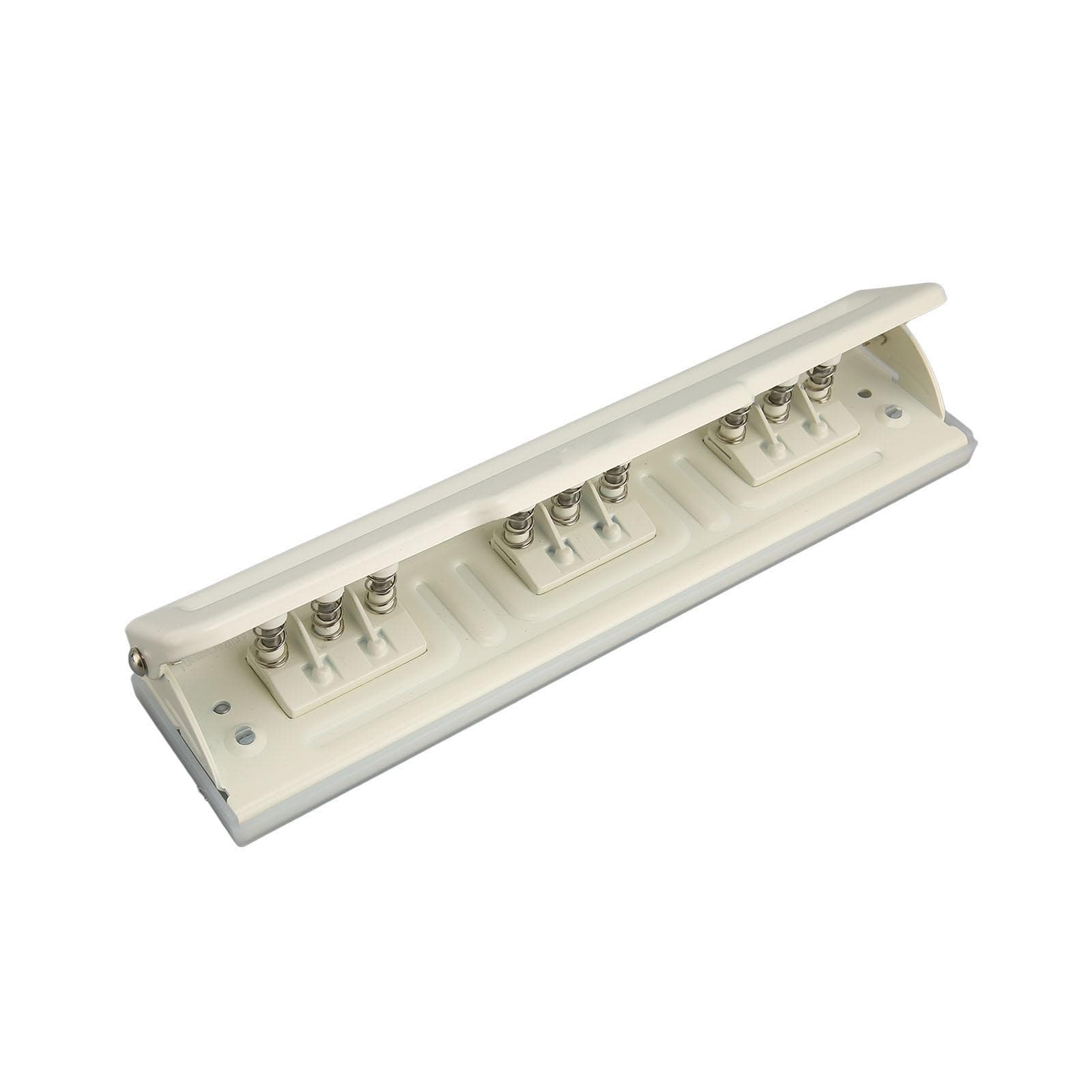 9 Hole Punch White Manual 8 Sheet Capacity DIY Hole Puncher for A4 B5 B6 A5 A6 Paper