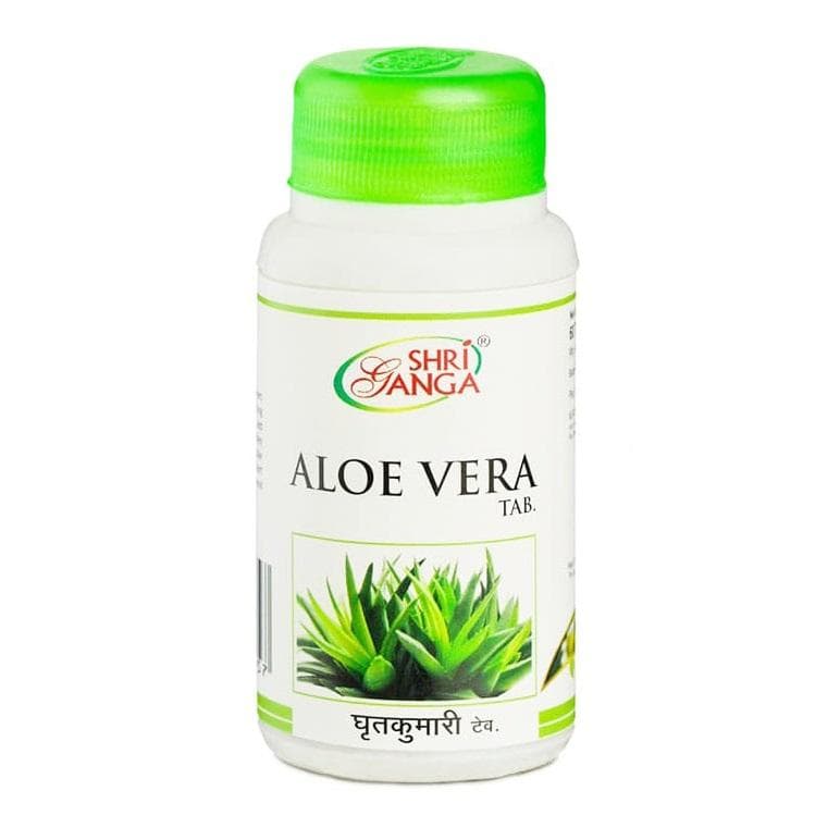 Aloe vera (60 tabs, 500 mg), Aloe Vera, Shri Ganga Pharmacy