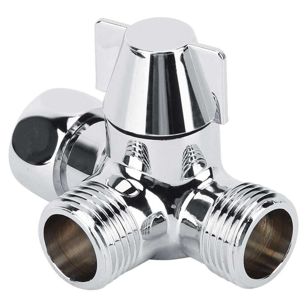 G1/2 Shower Three way T shaped Adapter Water Diverter Connector Toilet Bidet Water Separator