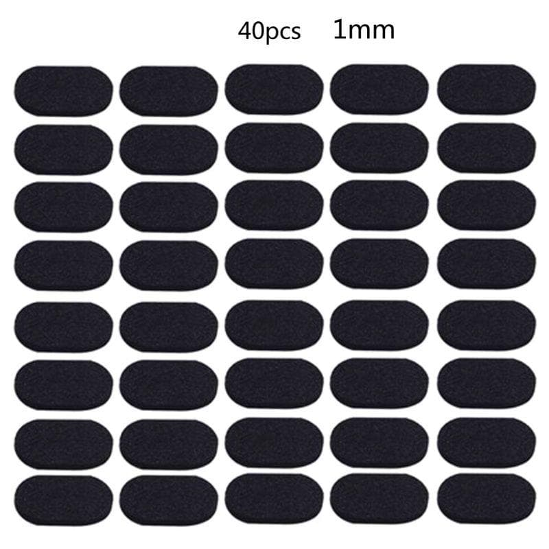 New 40Pcs Soft Foam Nose Pad Self Adhesive Anti-Slip Eyeglass Sunglasses Nose Pads A1 black