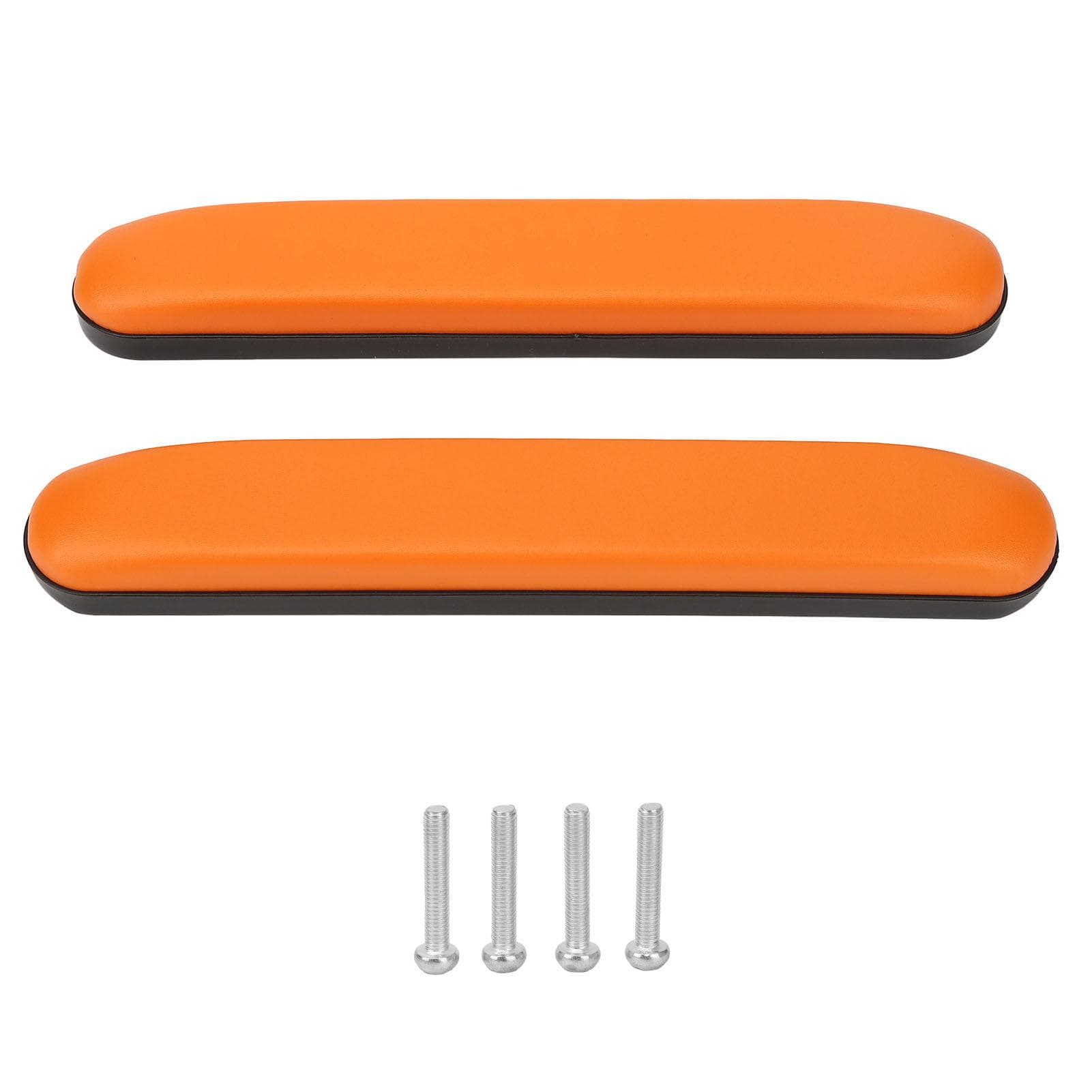 Wheelchair Arm Pads Long PU Leather Waterproof Orange Universal Drive Wheelchair Armrest
