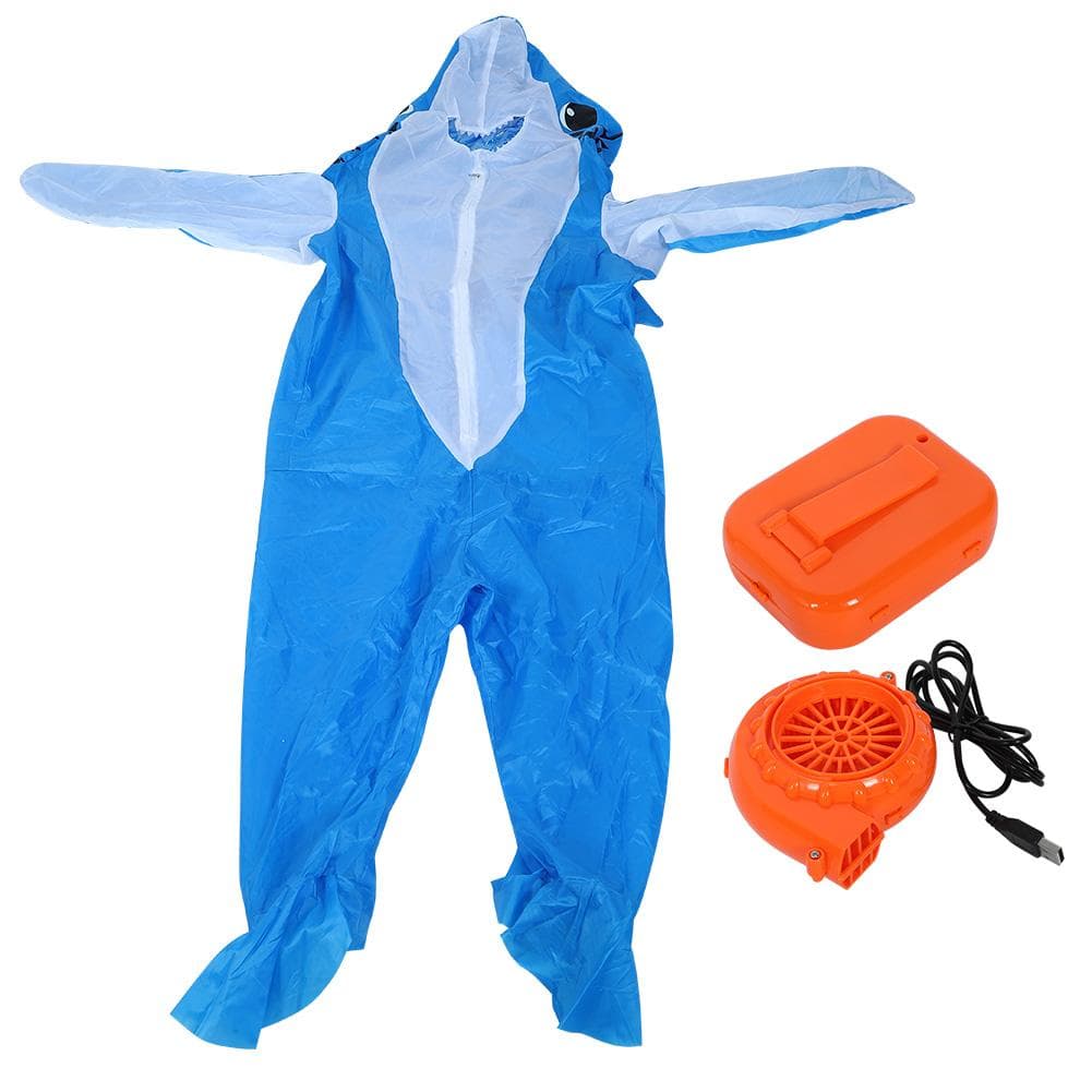 Innovative 190T Waterproof Polyester Cloth Inflatable Costume for Festivals Halloween PartyBlue
