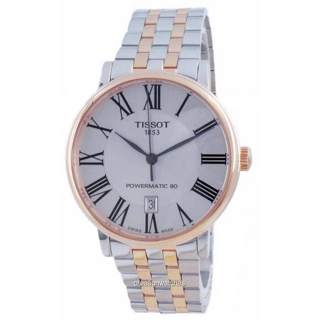 Tissot T- Classic Carson Premium Powermatic 80 Automatic T122.407.22.033.00 T1224072203300 Men's Watch silver