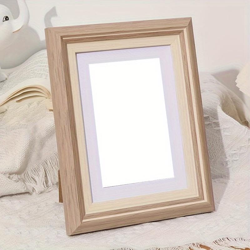 1pc Nordic Simple Creative Picture Frame 7 creative Table Photo Wall Picture Frame Art Frame B