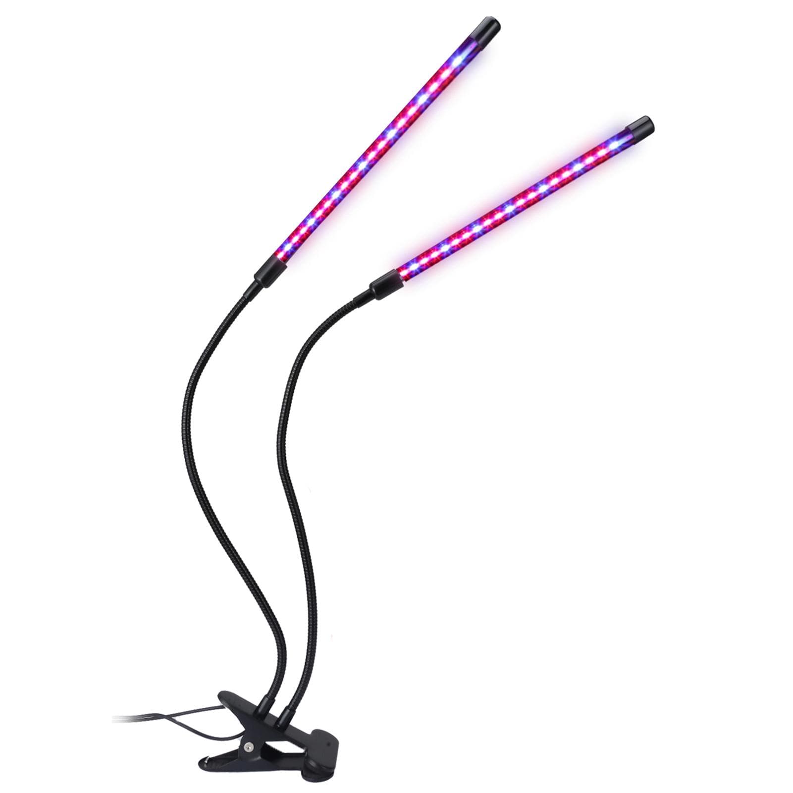 40W 80LEDs Grow Light with Blue Red Light Bulbs 4/8/12H Timer 9 Brightness Leves for Indoor Plant Type 2