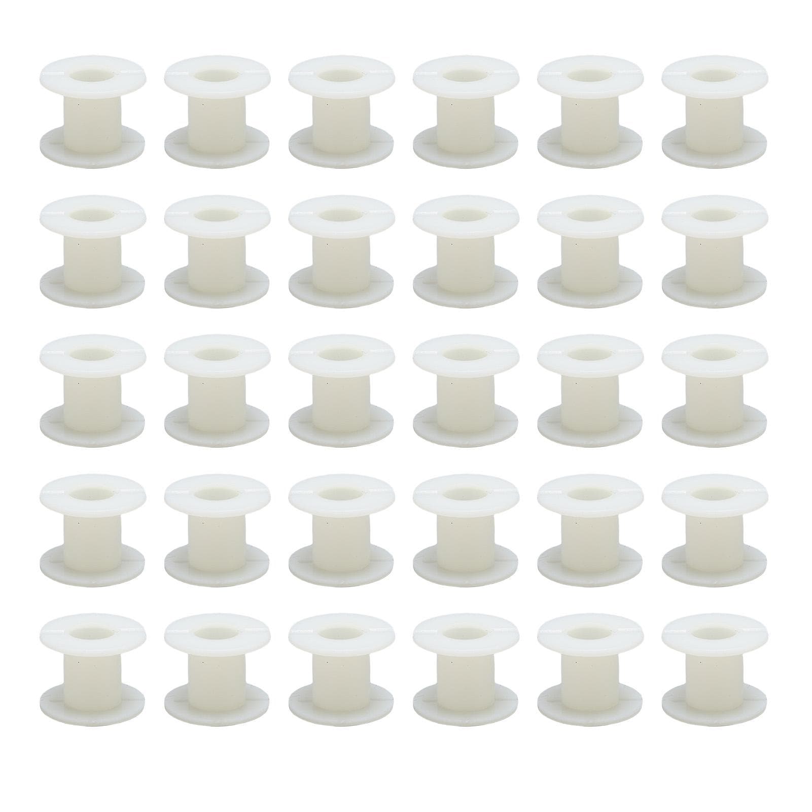 30 Pcs Round Bobbin Wire Coil Frame Inductor Winding Frame for DIY Speaker Crossover Cable 22mm