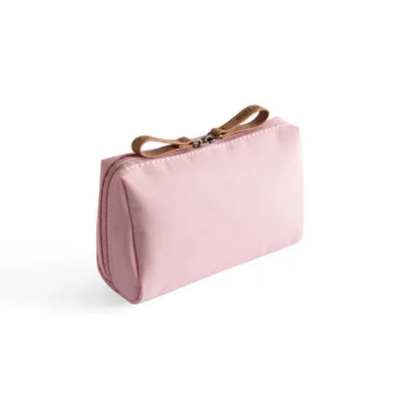 New Women Cosmetic Bag Solid Color Korean Style Makeup Bag Pouch Toiletry Bag Waterproof Makeup Organizer Case luxury bag pink