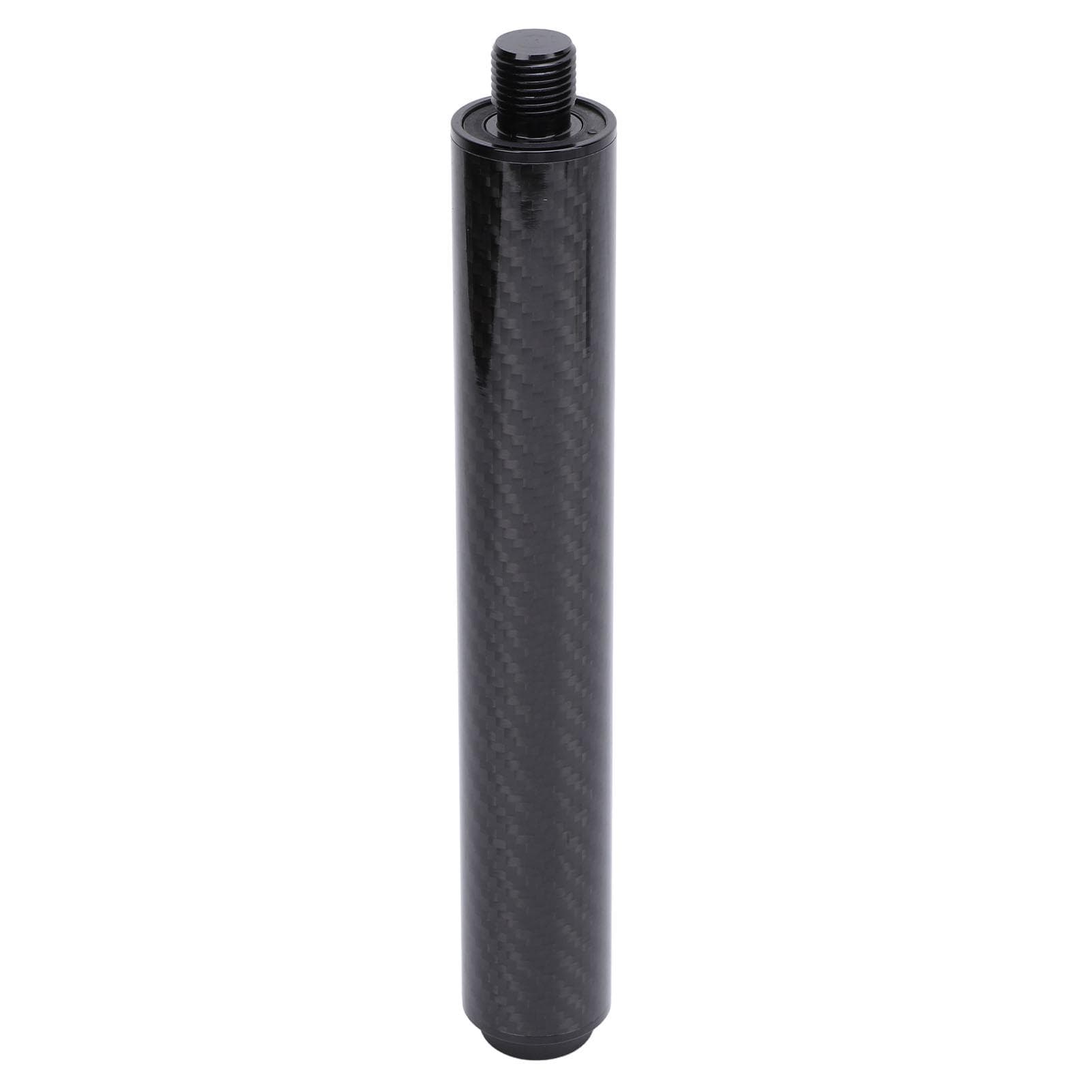 8 Inch Carbon Fiber Billiard Pool Cue Extension Pool Club Extender with Rubber End Cap Billiards