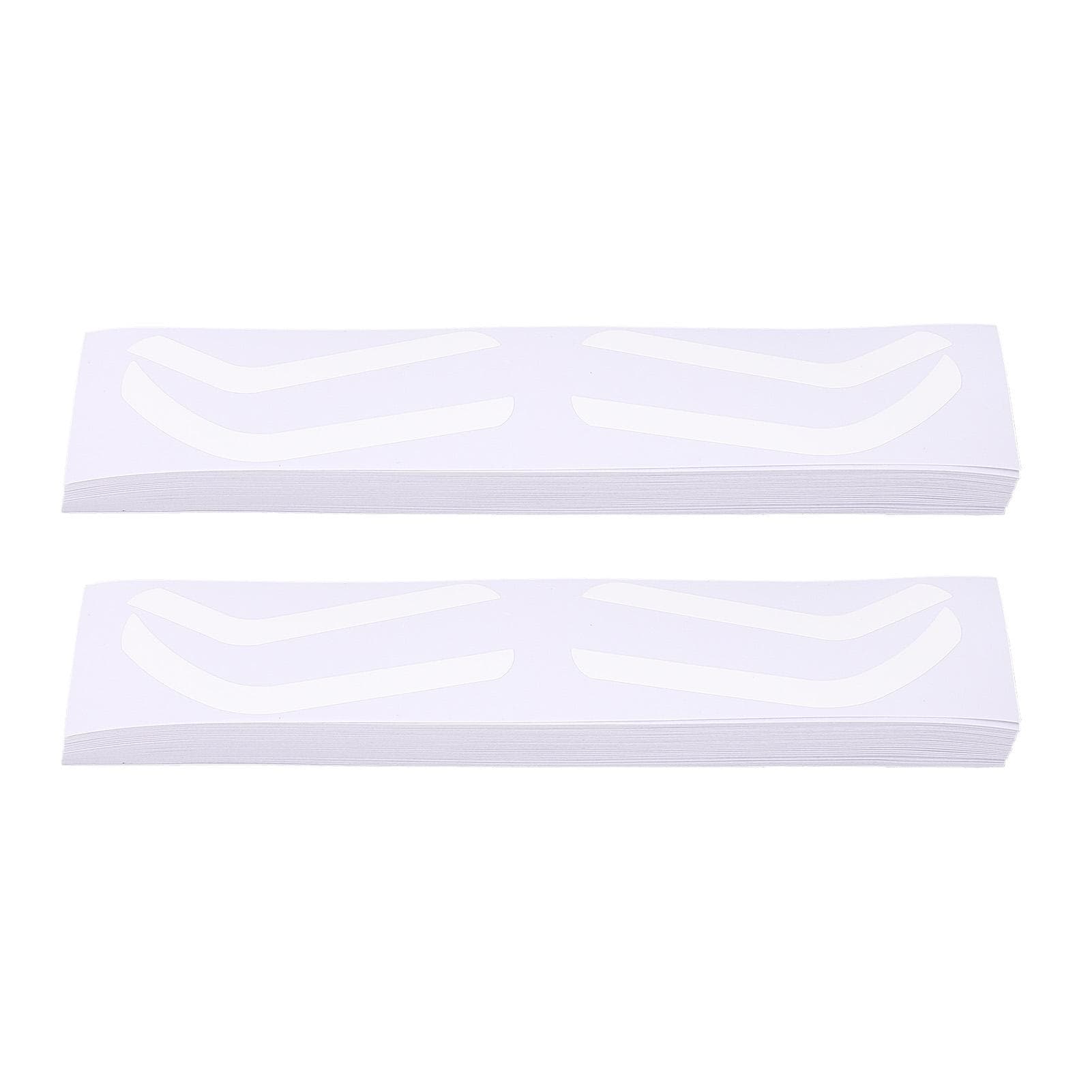 100 Sheet Brow Stencil Stickers Disposable Safe Hygienic Shaping Positioning Adhesive Eyebrow