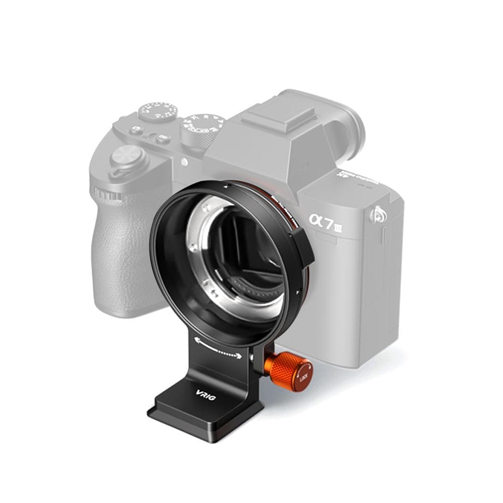 VRIG 65.9mm Rotatable Tripod Mount Ring Lens Collar Foot with Quick Release Plate 1/4in & 3/8in black