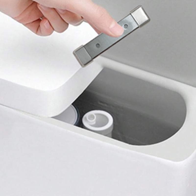 Magnetic Toilet Tank Cleaner Deodorizer Metal Material Chemical Free Long Lasting Odor Eliminator Bathroom Cleaning Accessories 1pcs silver