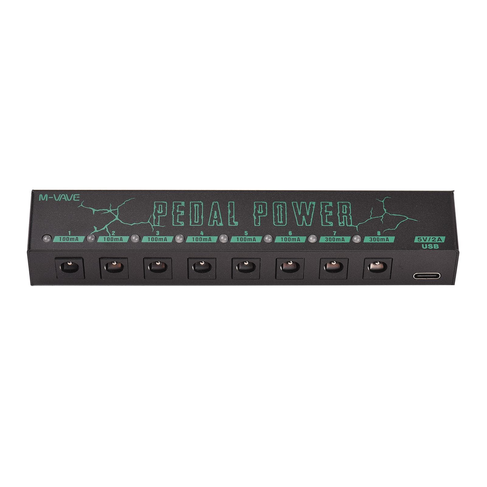 M-VAVE PEDAL POWER Guitar Pedal Power Guitar Effector Power Supply 8 Isolated DC Output