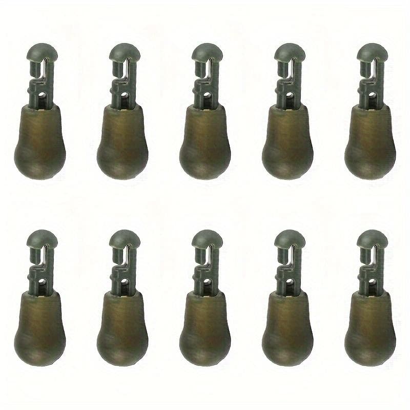 1set/10pcs Carp Fishing Accessories, Carp Fishing Link Beans for Fishing Gear Supplies Pack of 10