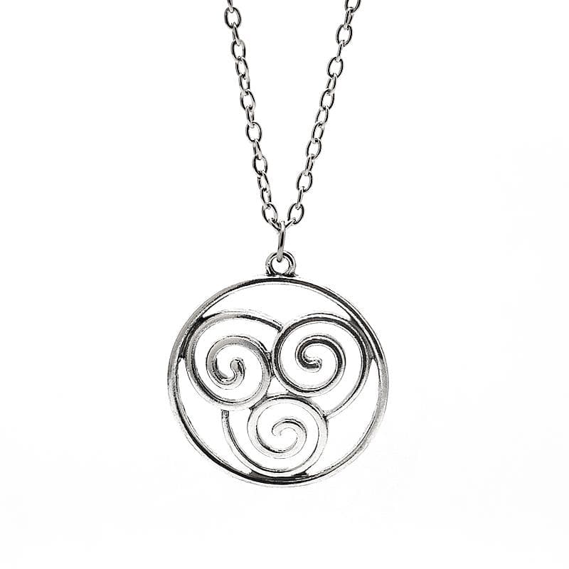 Movie The Last Airbender Necklace Cute Badge Symbol Pendant Alloy Necklaces Cosplay Jewelry Fashion Party Accessory Gift NEW