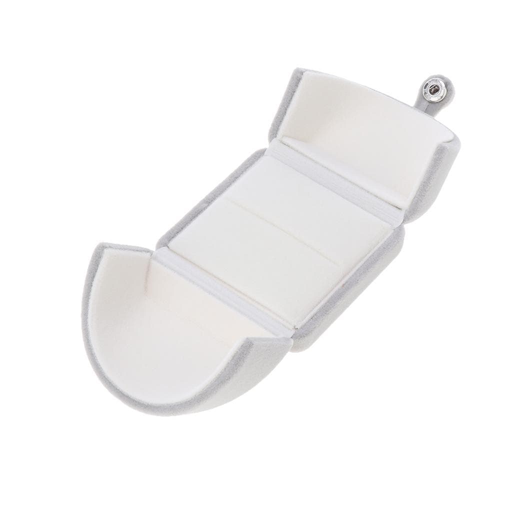 1 Piece Jewelry Gift Boxes for Bangle Necklace Bracelet Small Pendant Box Single Ring Box gray
