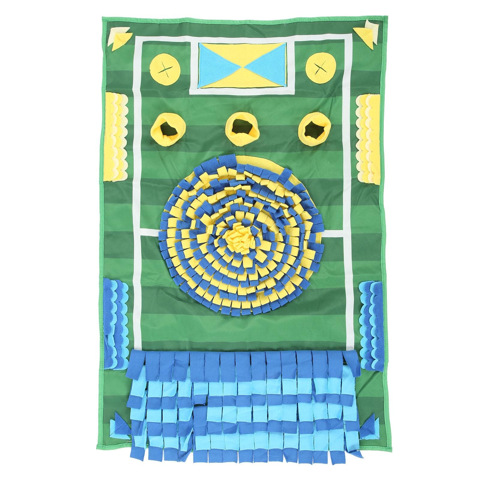Pet Sniffing Pad Football Field Design Nosework Blanket Interactive Feeding Training Mat for Dog