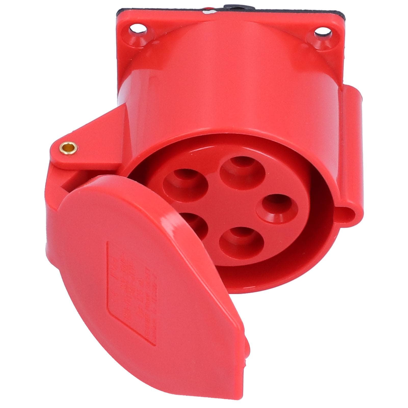 Industrial Power Socket 5?Pin 3?Phase Waterproof Concealed Installation 32A 220?380V240?415V