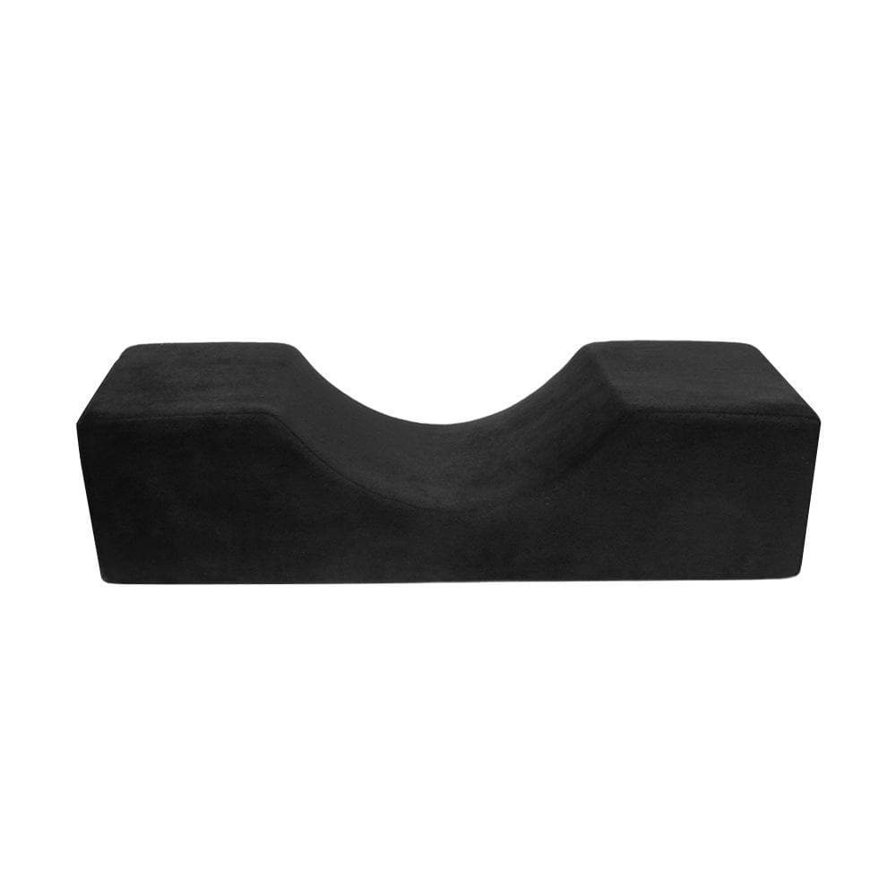 Lash Pillow Neck Support Eyelash Pillow Soft Grafting Eyelashes Memory Foam Eyelash Extension Pillow Makeup Salon With Pocket black