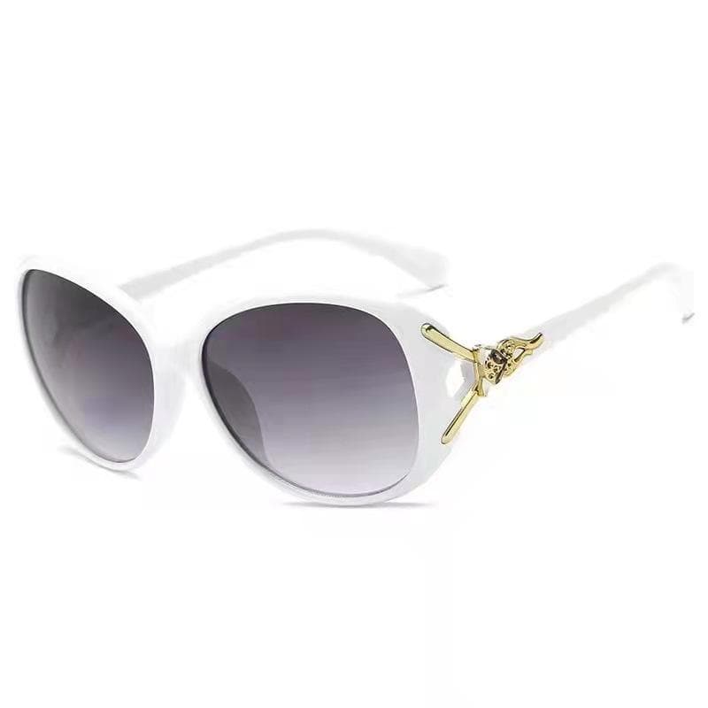 New Vintage Oversized Sunglasses Women Fashion UV400 Protection Big Frame Designer Eyewear Oculos De Sol As shown in the figu