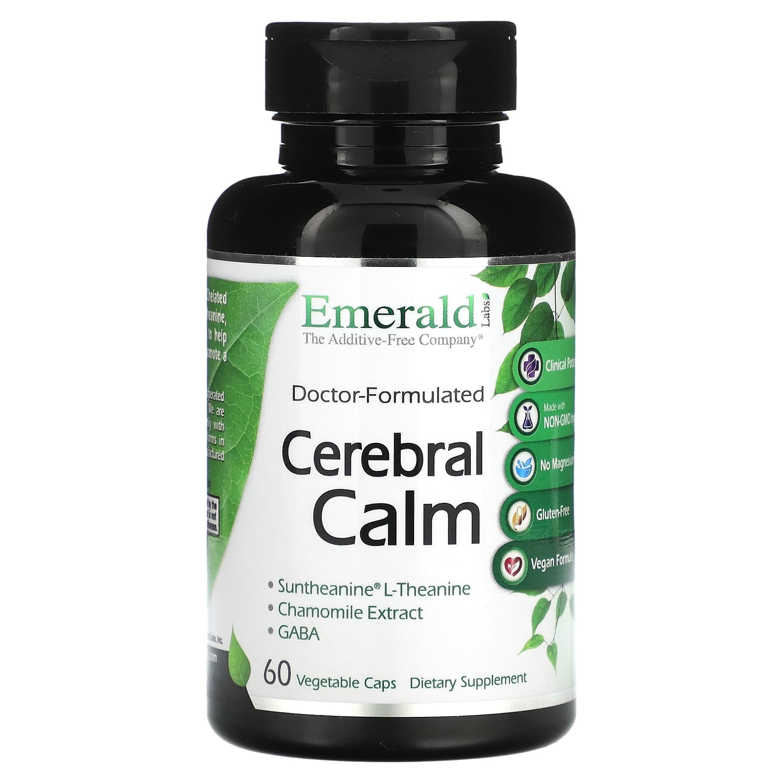 Emerald Laboratories, Physician Formulated Cerebral Calm, 60 Veggie Capsules