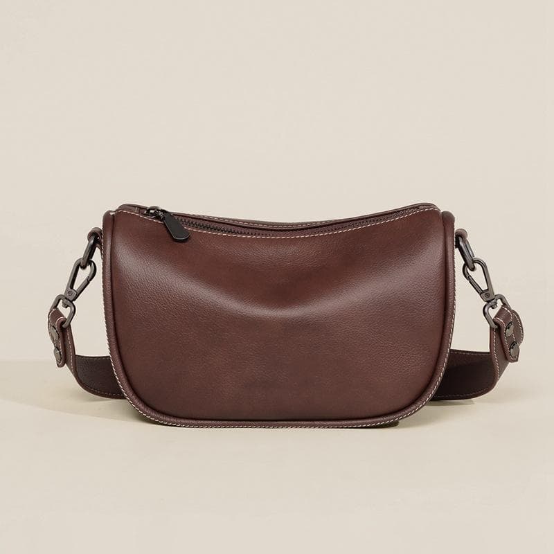 Women's Bag Crossbody Bag Pillow Wrapper Dumpling Bag Senior Sense Shoulder Bag brown