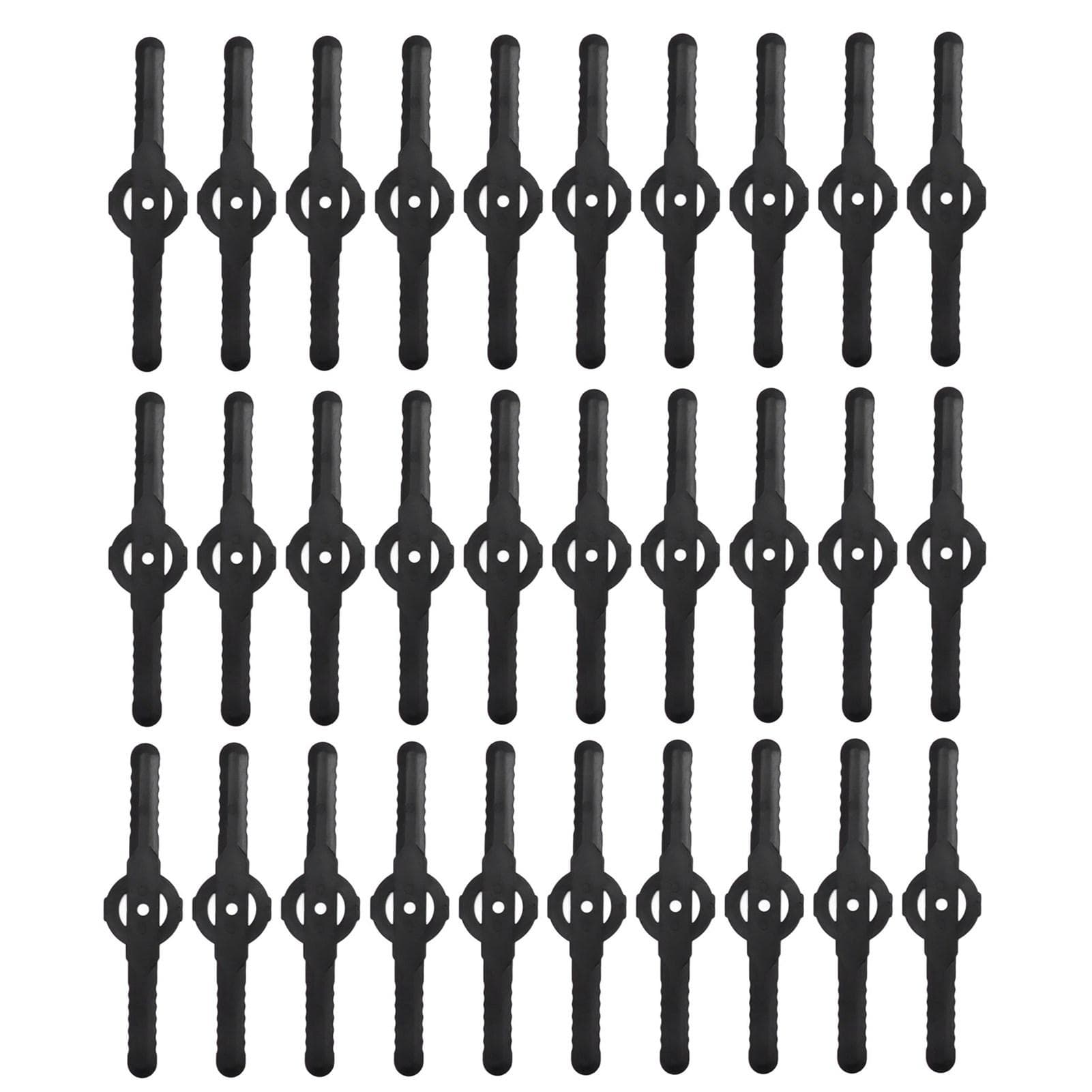 30PCS Trimmer Head Blades Replace Electric Weed Trimmer Long Blade Mowing Accessories for Garden