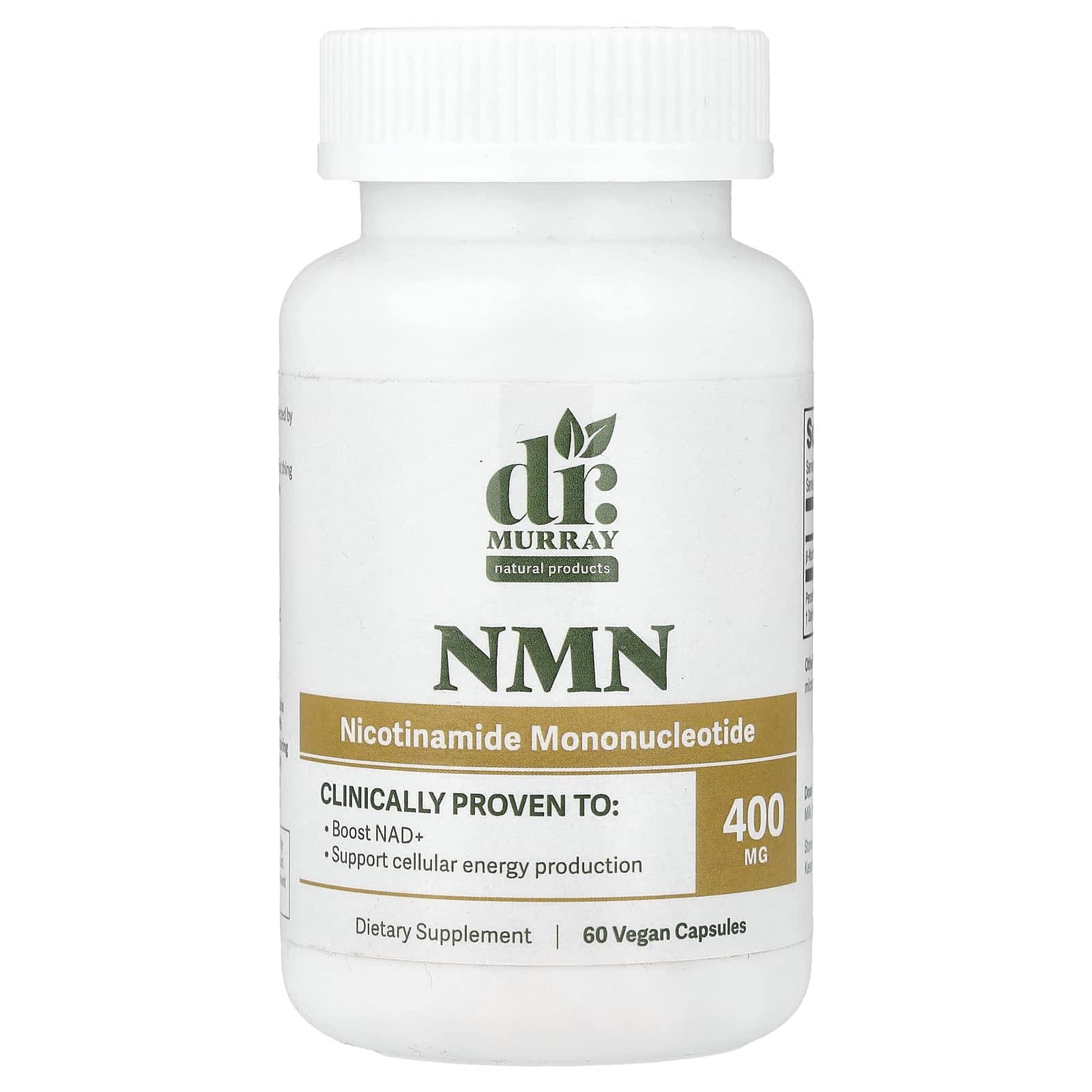 Dr. Murray's, NMN, 400 mg, 60 Veggie Capsules