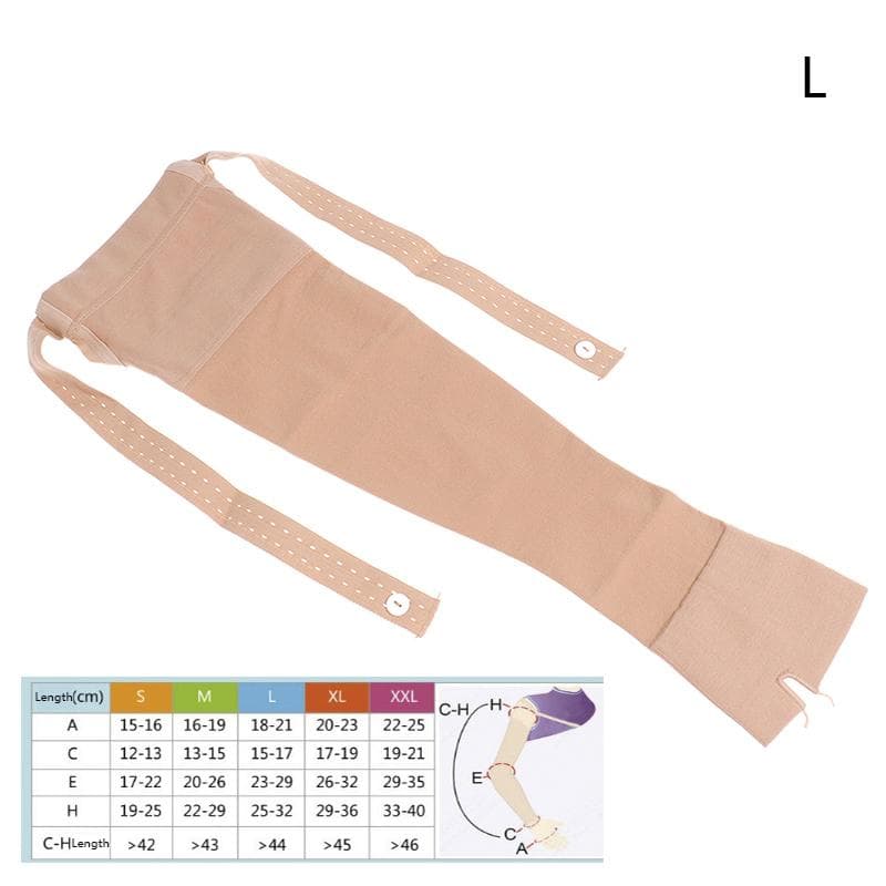 Post Mastectomy Compression Sleeve Elastic Arm Anti Swelling Lymphedema Sleeve L