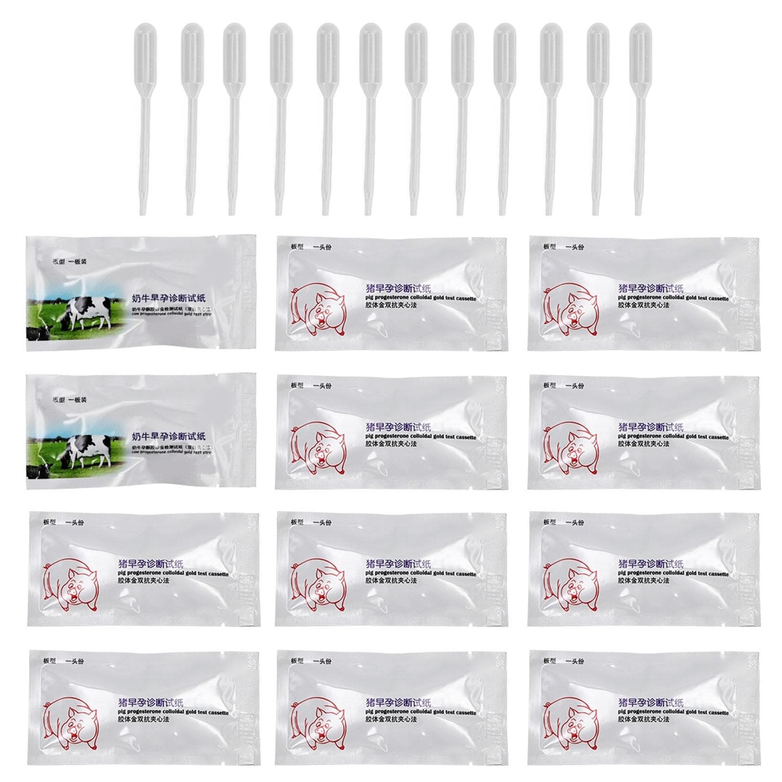 Livestock Pregnancy Test Strips Fast Detection Accurate Portable Easy to Use for Pig Cow Sows