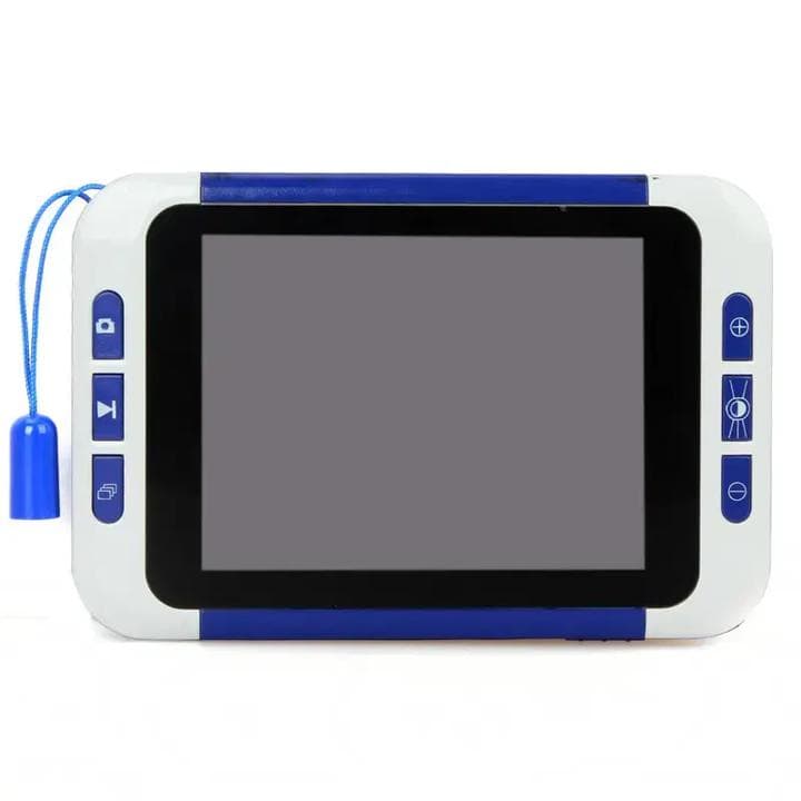 Electronic Reading Digital Magnifier Low Vision for Reading Aid loupe electronique vergrootglas 2-32X 3.5 Color LCD lupa EU Plug blue