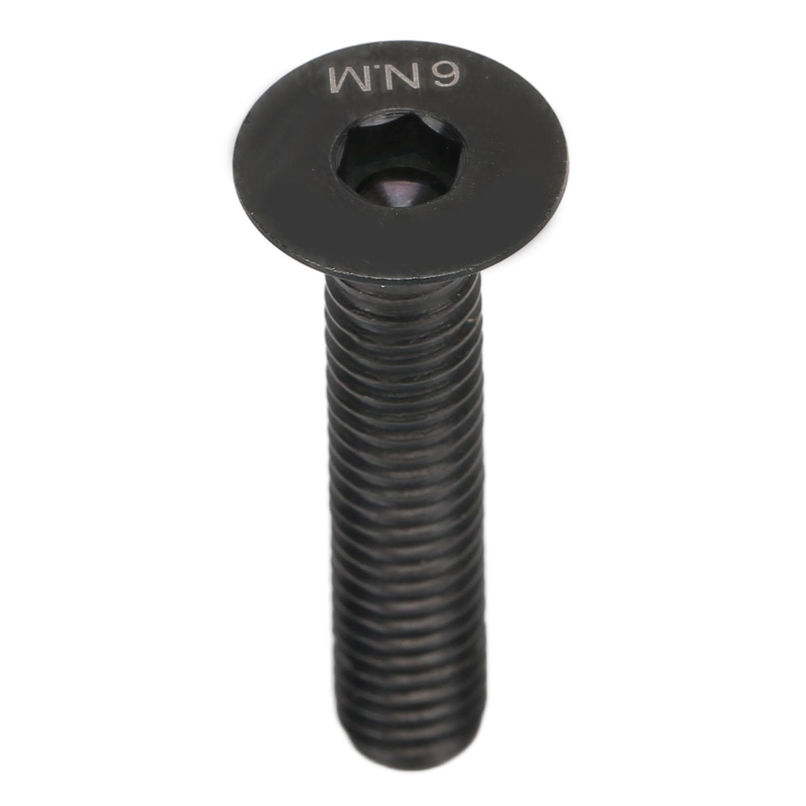 RISK Headset Stem Top Cap Fixing Bolt M6x30mm Bike Stem Bolt Screw Titanium Alloy for Bike Repair black