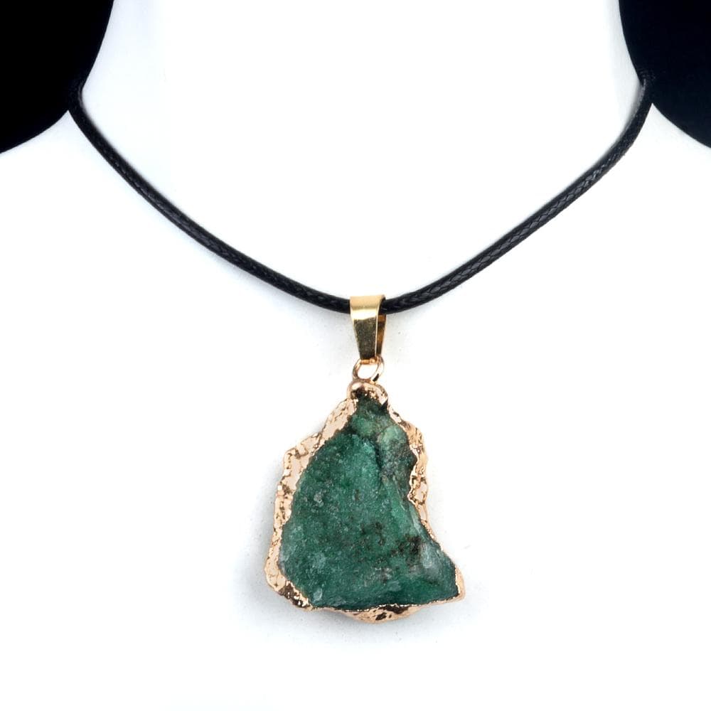Women Necklace Natural Stone Irregular Pendant Charms For Elegant Women Love Romantic Gift Chains 45+5 cm 25-35mm