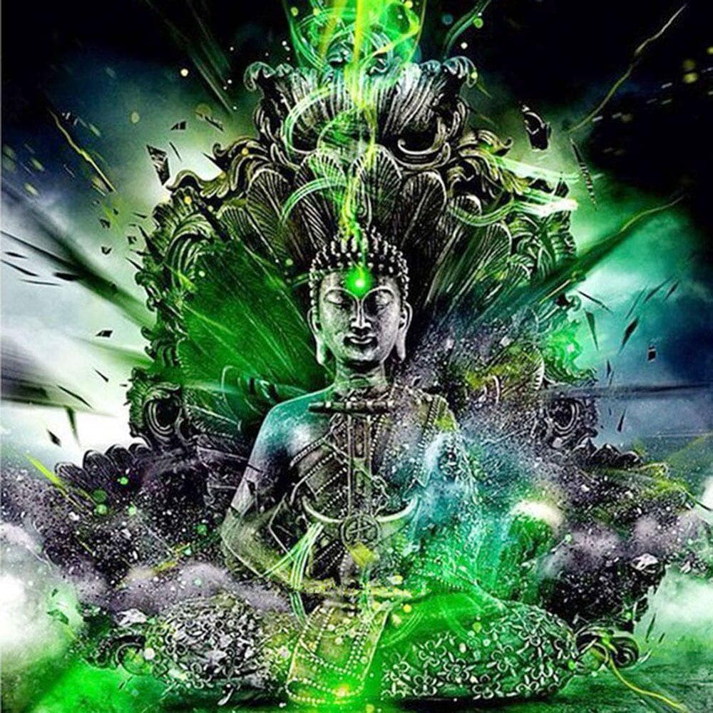 Cross Stitch Kit DIY Diamond Embroidery Buddha statue Diamond Painting Mosaic Home Decor 30X30CM