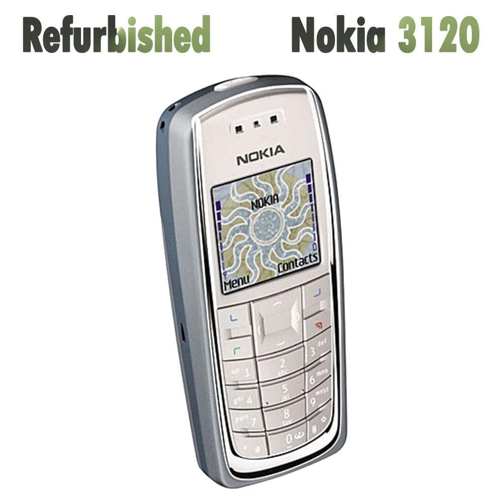 Refurbished Nokia Original Nokia 3120 Mobile Phone With 1 SIM Simple Set blue