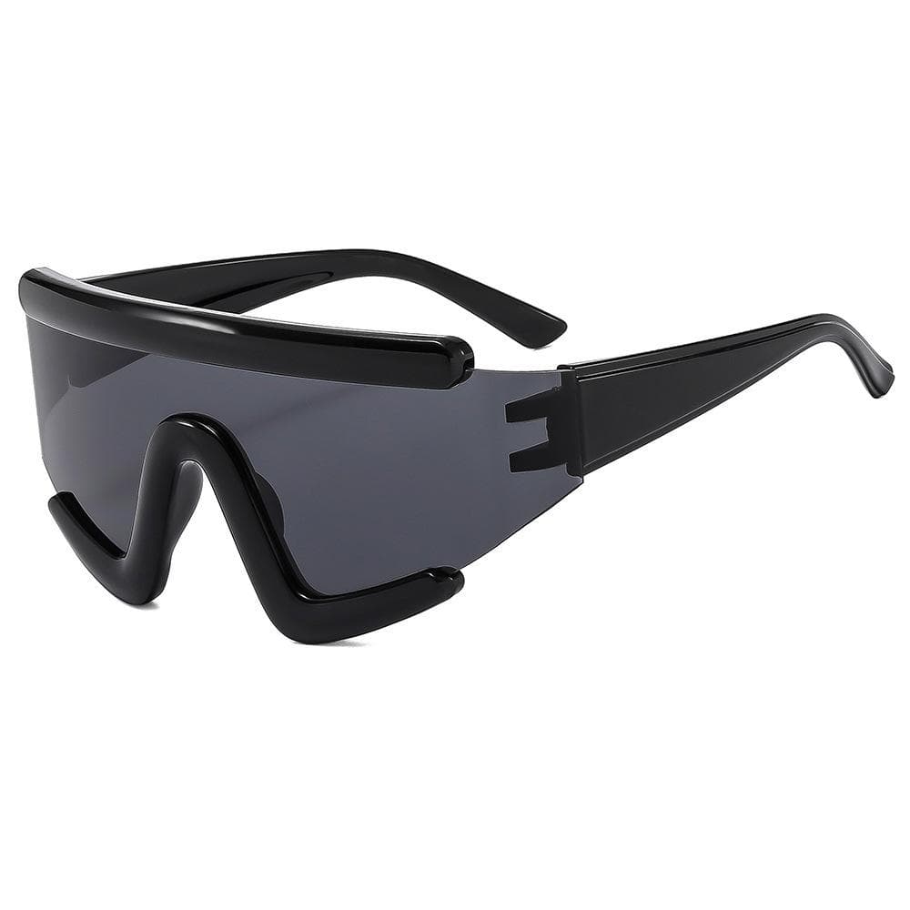 Retro Luxury Large Frame Women Sunglasses Y2K Brand Design UV400 Protection Fashion Outdoor Cycling Glasses as picture
