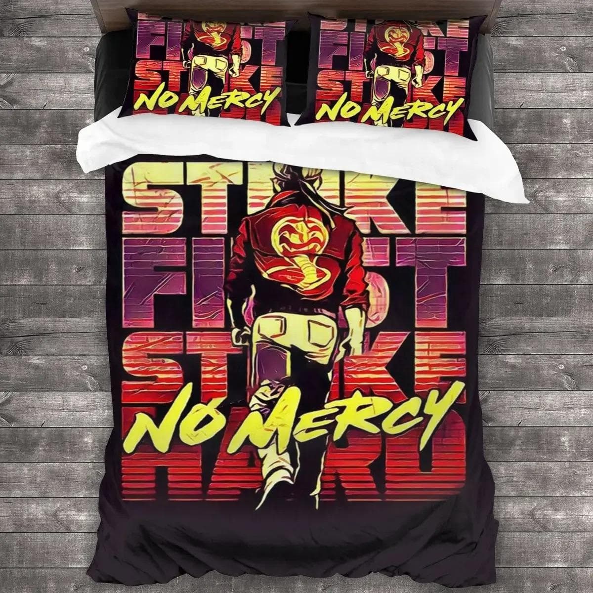 TV Series Cobra Kai Bedding Set Duvet Cover Bedroom Comforter Covers Single Twin King Size Quilt Cover Home Textile EU Single 135x200cm
