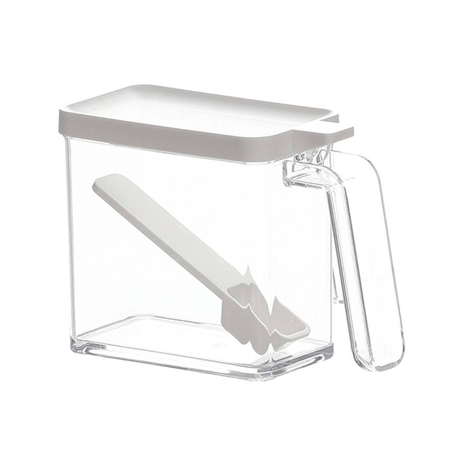 Seasoning Box with Cover Clear Large Capacity Seasoning Storage Container for Spices Salt Sugar