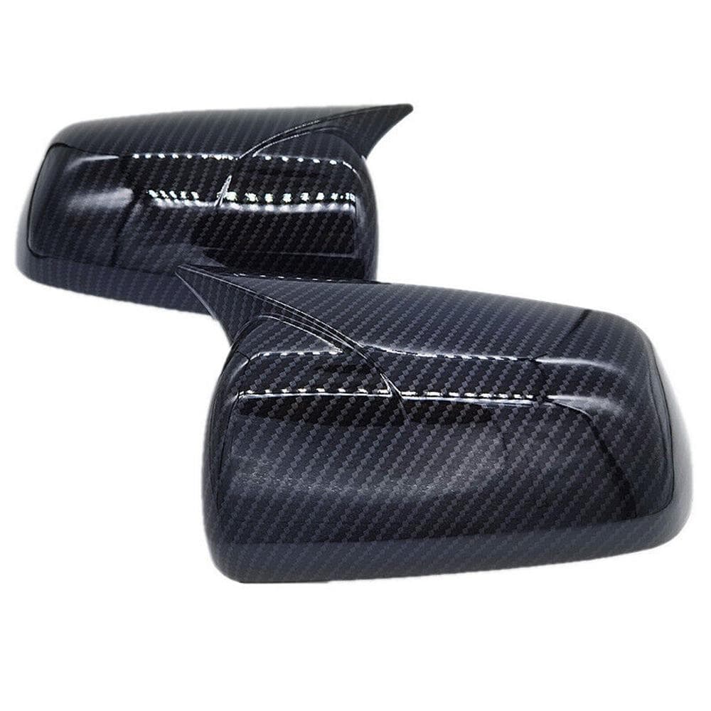 Carbon Fiber Look Rearview Mirror Cover for Mitsubishi Lancer X10 EX EVO 2008-2012
