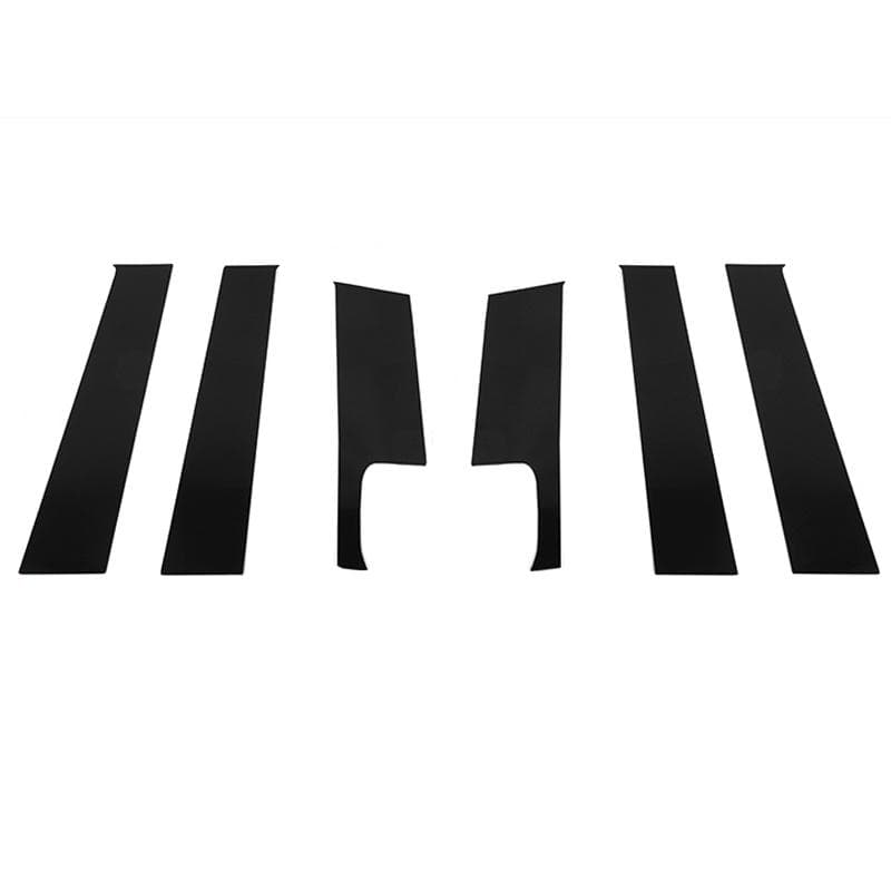 Car Window Center Pillar Decoration Sticker Fit For Jeep Compass 2008-2016 Exterior Ornament Accessories black