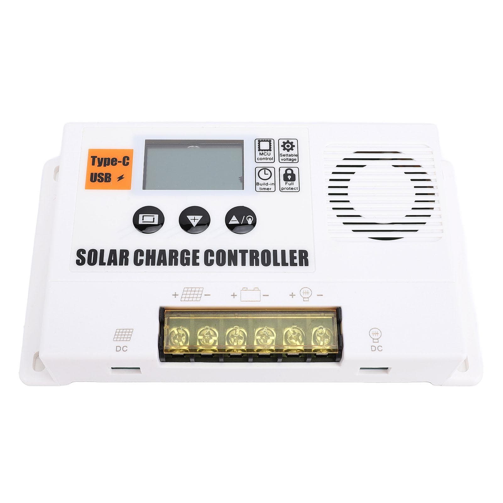 Solar Charge Controller PWM 12V 24V Automatic Adaptation Solar Panel Regulator for Off Grid Systems 80A