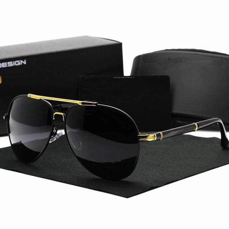 Fashion Retro Sunglasses for Men High end Driving Experience UV Protection Polarized Lens