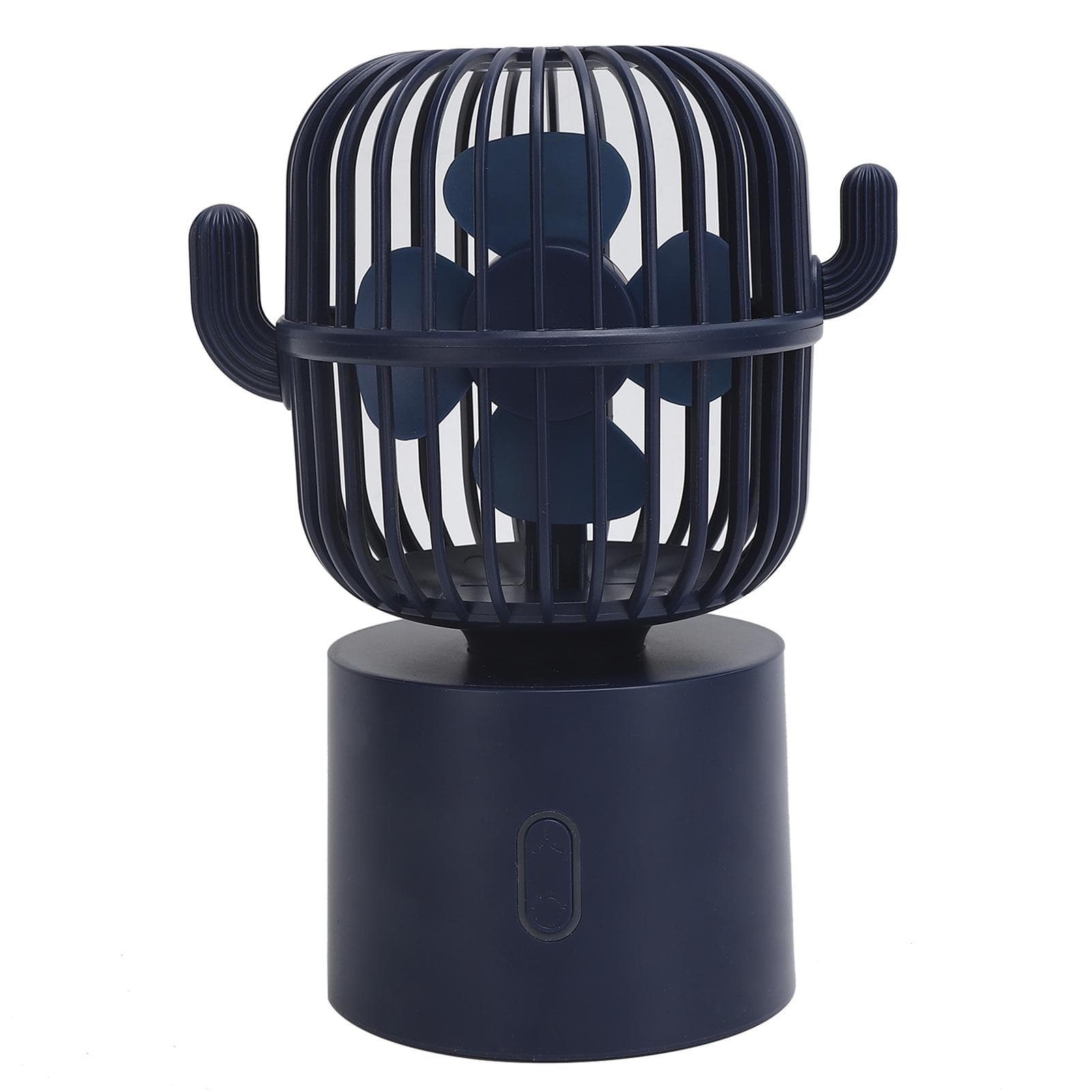 Cactus Handheld Fan Mini Oscillating USB Left Right Auto Rotation Quiet Operation for Desktop