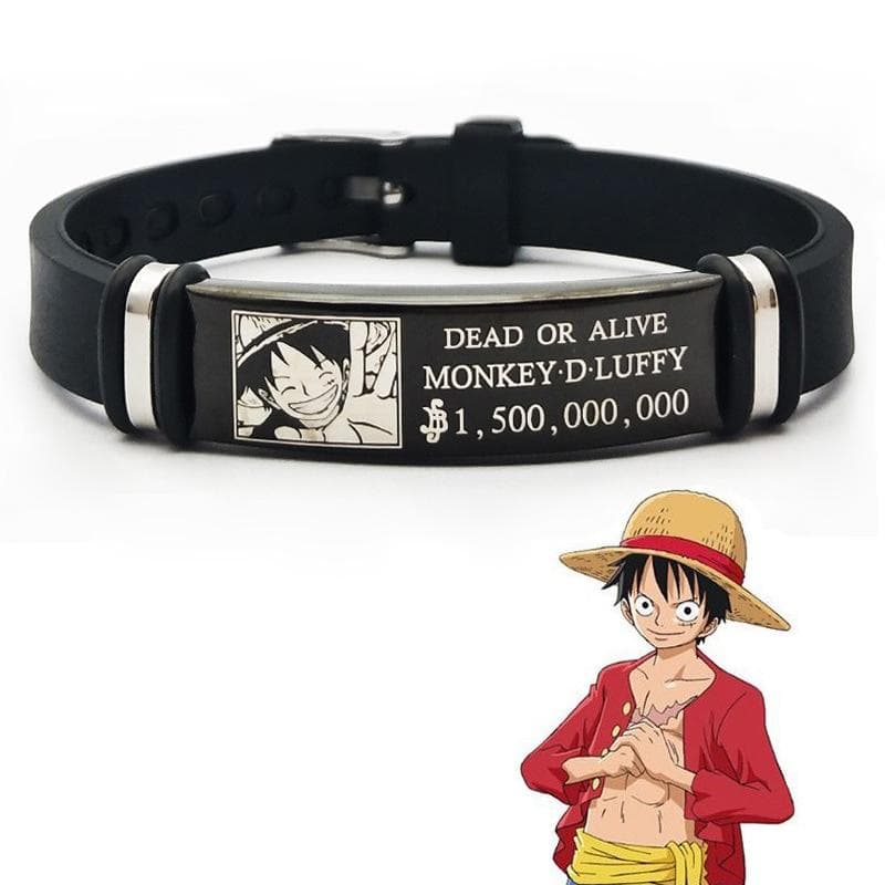 Peripheral Luffy Zoro The Same Creative One Piece Bracelet Wrist Strap wanted Cartoon Gifts Jewelry Accessories Cosplay For Women Men