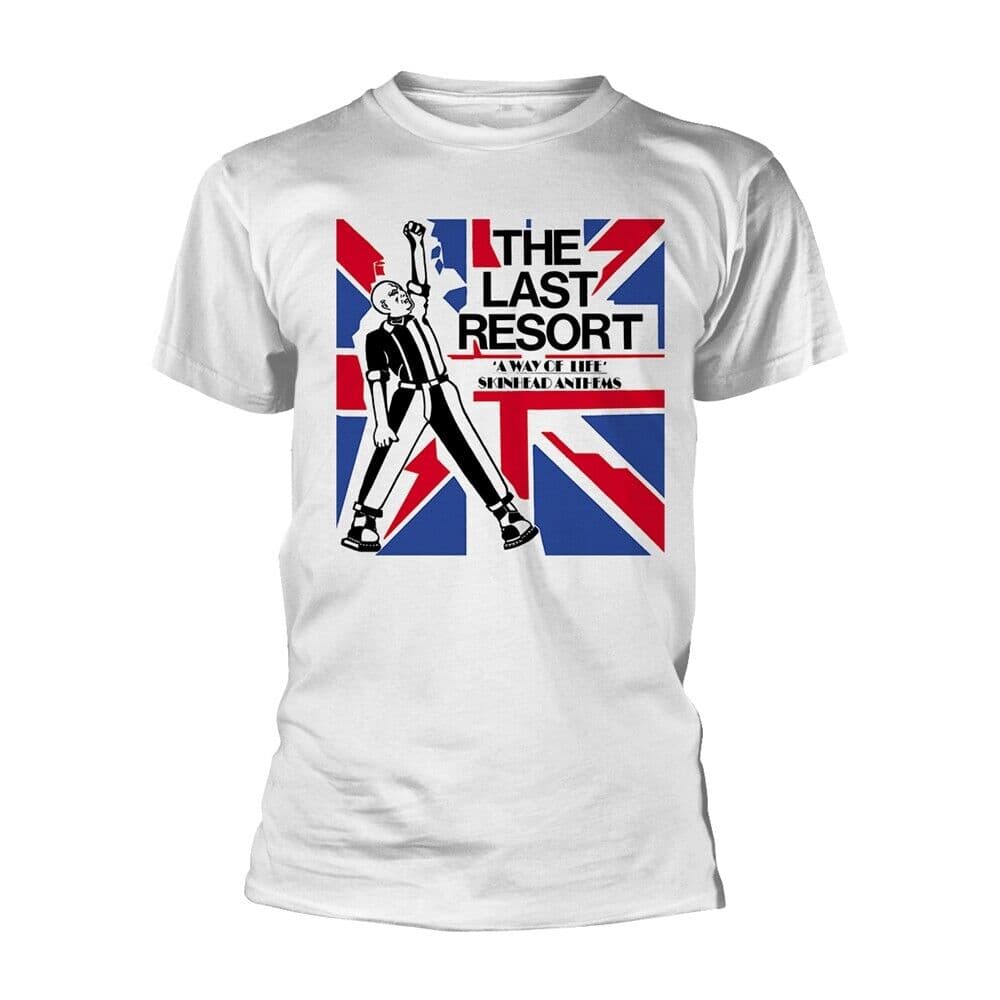 The Last Resort White Skinhead Oi Punk Unisex T-Shirt L