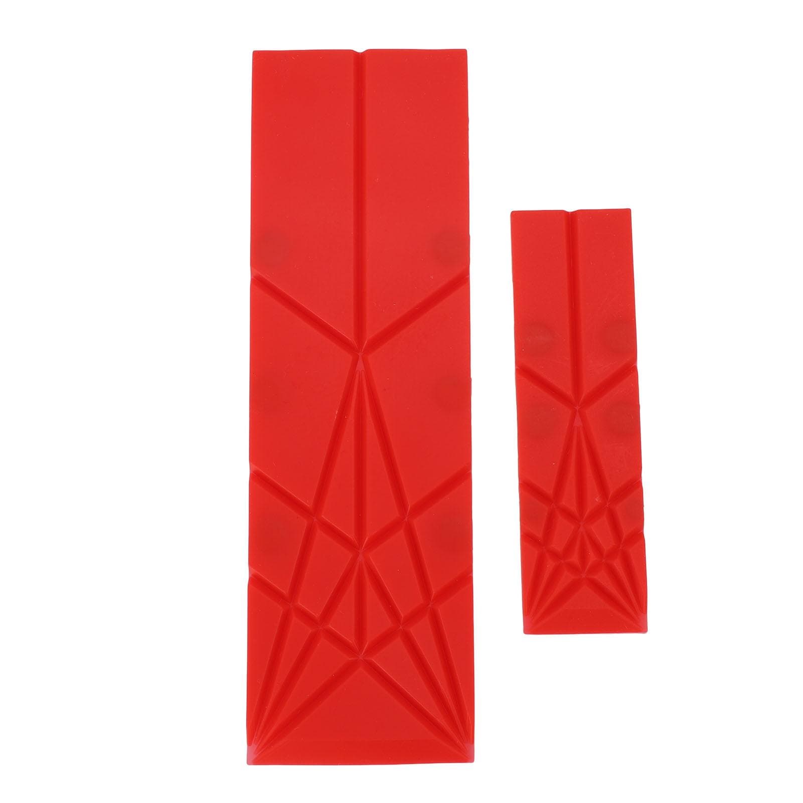 2Pcs Flat Measuring Spoon Silicone Portable Multifunctional Folding Flat Kitchen Gadget Utensils